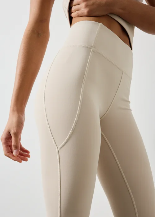 Souluxe Cream Sports Long Leggings - 6 Image 3