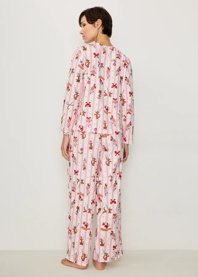 The Grinch Pink Cindy Lou Matching Family Christmas Pyjamas