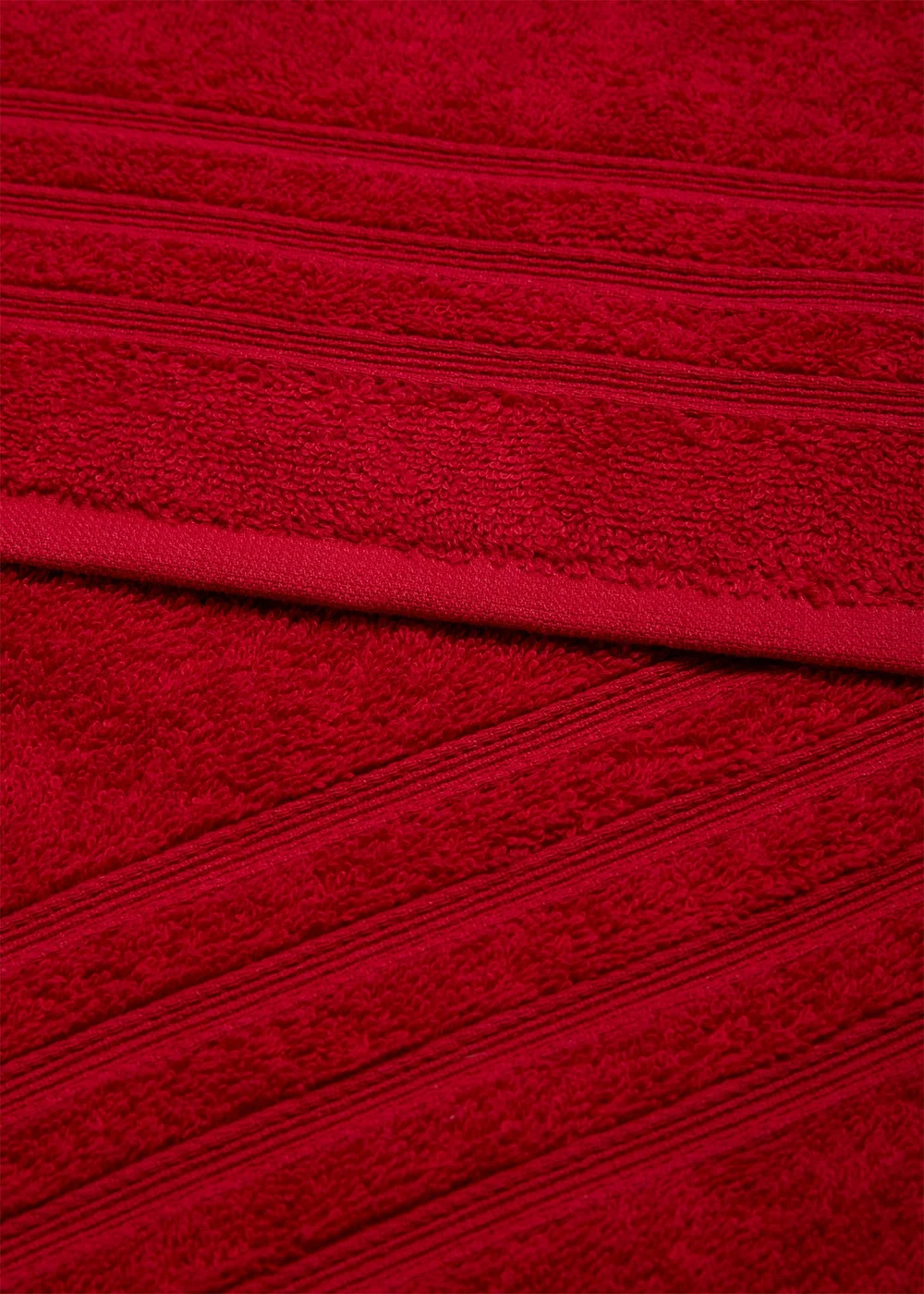 Red Egyptian Cotton Towel - Hand Towel Image 2