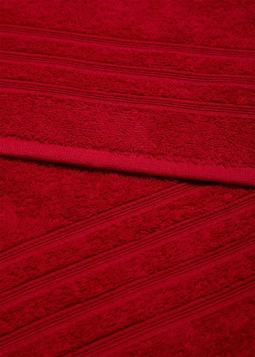 Red Egyptian Cotton Towel - Hand Towel Image 2