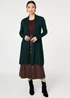 Izabel London Emerald Open Front Longline Relaxed Cardigan - 8 Image 4