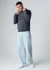Influence Black Cotton Blend Acid Wash Hoody - L Image 4