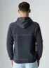 Influence Black Cotton Blend Acid Wash Hoody - L Image 2