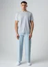 Influence Grey Cotton Crew Neck Short Sleeve T-Shirt - S Image 4