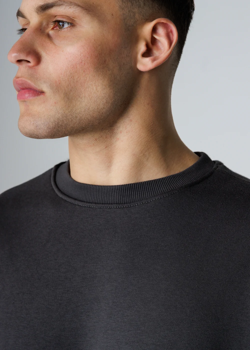 Influence Black Cotton Blend Graphic Long Sleeve Sweatshirt - XL Image 3