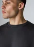 Influence Black Cotton Blend Graphic Long Sleeve Sweatshirt - XL Image 3