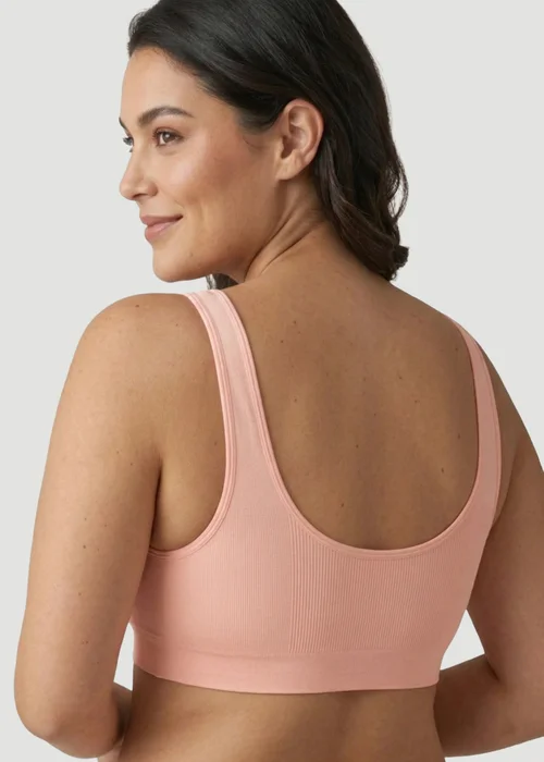 Conturve Blush Pink Daily Comfort Throw On Wirefree Bra - XS Image 2