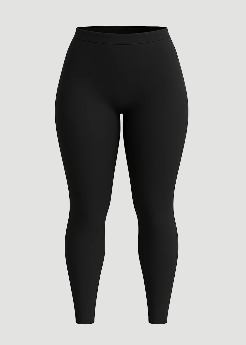 Conturve Black High Waisted Shaping Leggings - 4XL Image 4