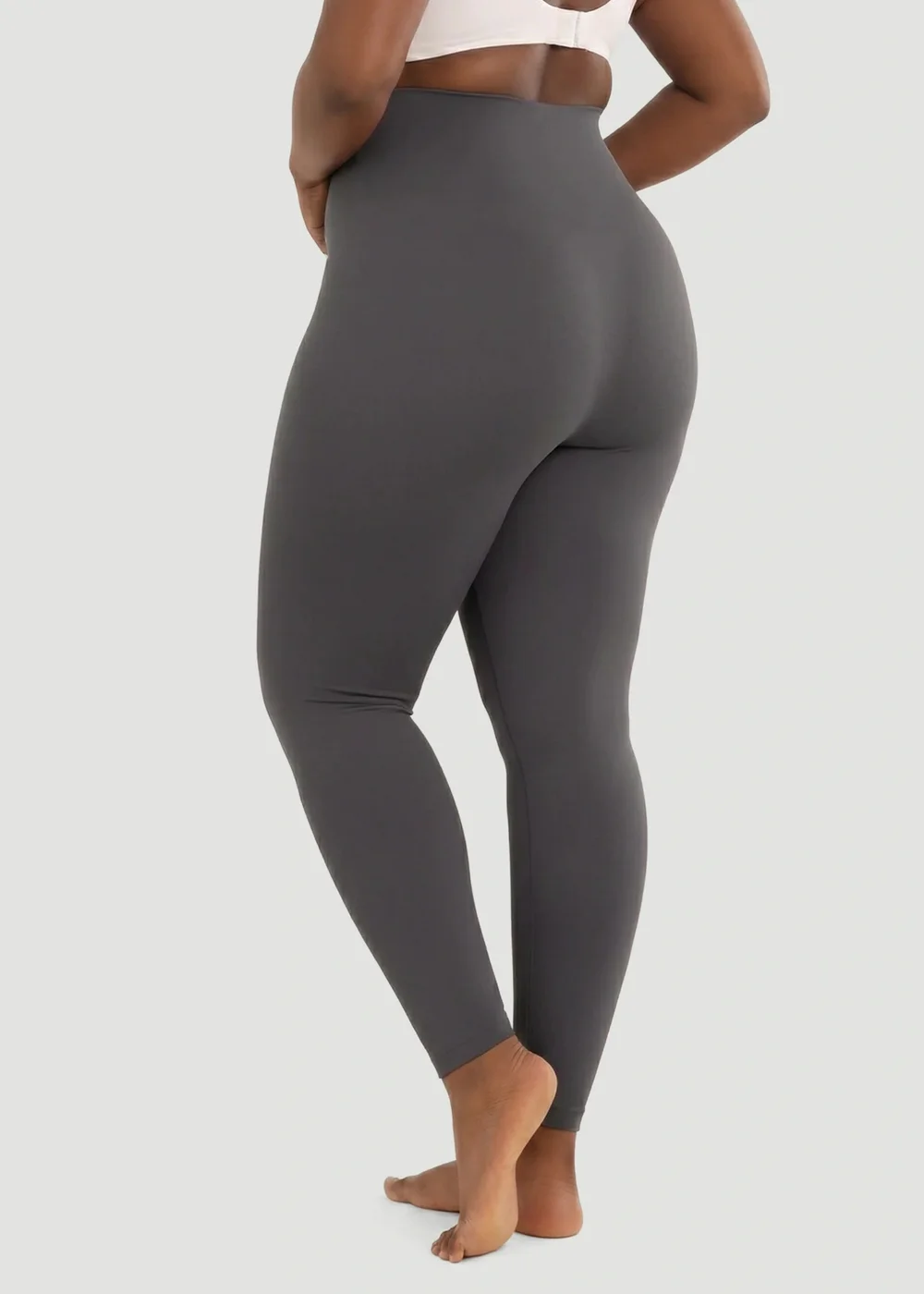 Conturve Grey High Waisted Shaping Leggings - S Image 2