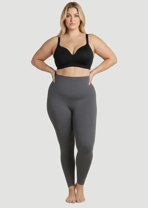 Conturve Grey High Waisted Shaping Leggings - S Image 1