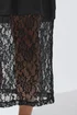 Yours Limited Curve Black Lace Trim Dress - 16 Image 5