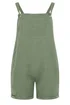 Yours Curve Khaki Green Short Dungarees - 24 Image 5