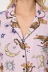 Yours Curve Pink Soft Touch Celestial Short Pyjama Set - 26-28 Image 5