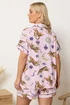 Yours Curve Pink Soft Touch Celestial Short Pyjama Set - 26-28 Image 4