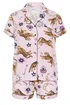 Yours Curve Pink Soft Touch Celestial Short Pyjama Set - 26-28 Image 2