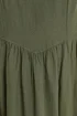 Yours Curve Khaki Green Sleeveless Linen Midi Dress - 18 Image 5