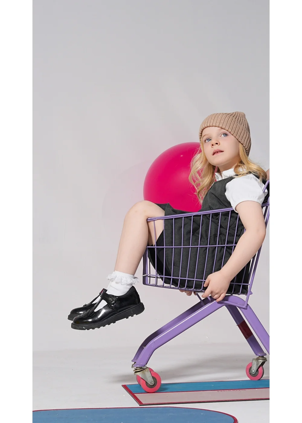 ToeZone Matilda Black Patent Leather Unicorn Rip Tape School Shoes (Younger 8 - Older 3) - 1 Image 4