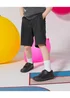 ToeZone Tracer Classic Double Rip Tape Black Leather School Shoes - 11 Infants Image 4