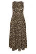 Yours Curve Brown Leopard Tiered Maxi Dress - 14 Image 5