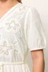 Yours Curve White Flower Detail Shirt Dress - 18 Image 5