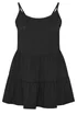 Yours Curve Black Tiered Strappy Vest - 14 Image 5