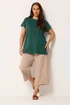 Yours 3 Pack Curve Mocha Brown & Pink Core T-Shirts - 16 Image 2