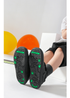 ToeZone Noah Black Rip Tape Dinosaur Character School Shoes - 1 Infants Image 4
