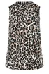 Yours Curve Black Leopard Print Blouse - 16 Image 2