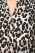 Yours Curve Black Leopard Print Blouse - 16 Image 5
