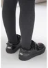 ToeZone Harper Patent Leather Black Double Rip Tape School Shoes - 2 Image 6