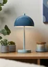 BHS Semi Dome USB-C Rechargeable Table Lamp Blue - One Size Image 2