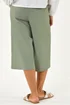 Roman Khaki Wide Hem Cropped Trouser - 14 Image 3
