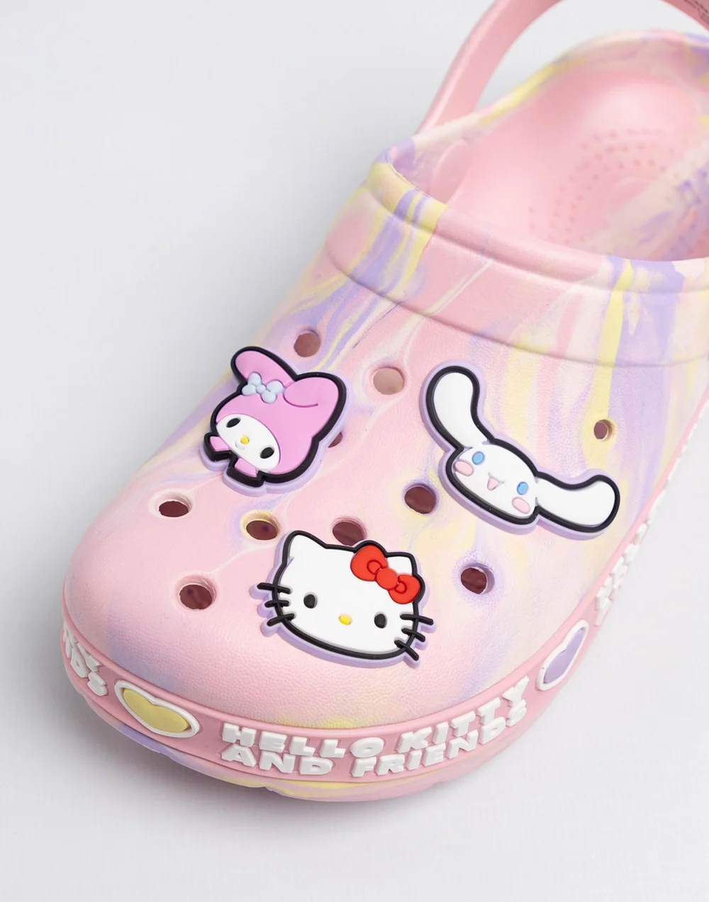 Vanilla Underground Hello Kitty Girls Pink Multi Character Clogs (11-4 UK Child) - Size 1 Infants Footwear Image 4