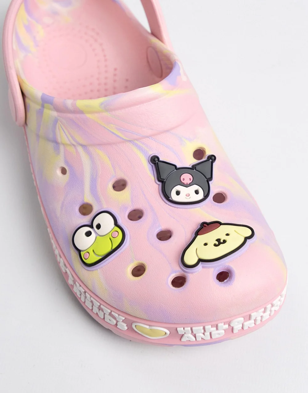 Vanilla Underground Hello Kitty Girls Pink Multi Character Clogs (11-4 UK Child) - Size 1 Infants Footwear Image 3