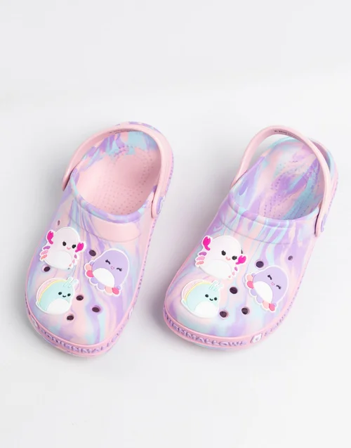 Vanilla Underground Squishmallows Girls Pink Multi Character Clogs (12-5 UK Child) - 3 Infants Image 4