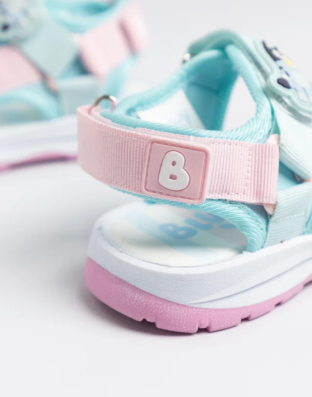 Vanilla Underground Bluey Girls Multicoloured Bingo & Bluey Sandals (6-12 UK Child)