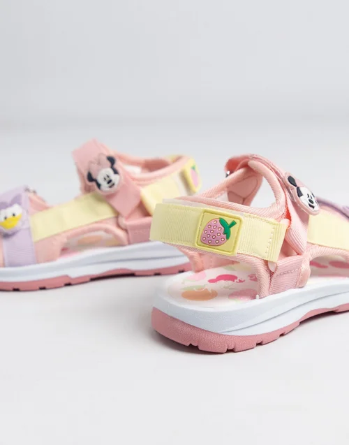 Vanilla Underground Disney Girls Multicoloured Minnie Mouse & Daisy Sandals (6-12 UK Child) - 6 Infant Image 2