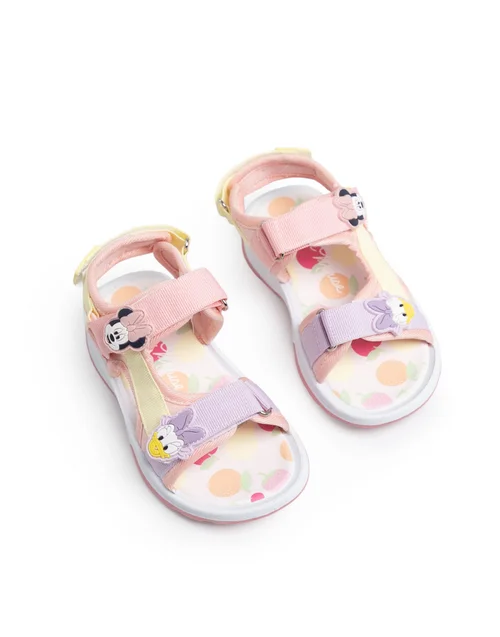 Vanilla Underground Disney Girls Multicoloured Minnie Mouse & Daisy Sandals (6-12 UK Child) - 6 Infant Image 1