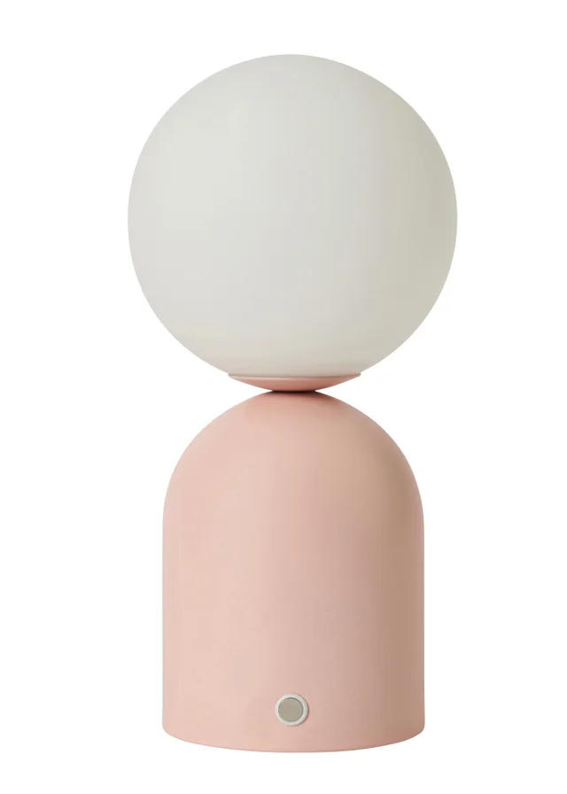 BHS Pixie USB-C Rechargeable Table Lamp Pink