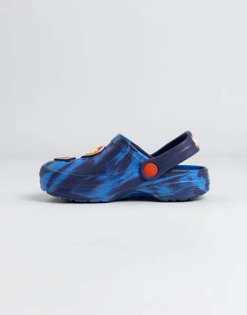 Vanilla Underground Marvel Avenger Boys Blue Multi Character Clogs (10-4 UK Child) - 10 Infants Image 3