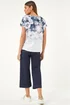 Roman Grey Floral Print Embellished T-Shirt - 12 Image 3
