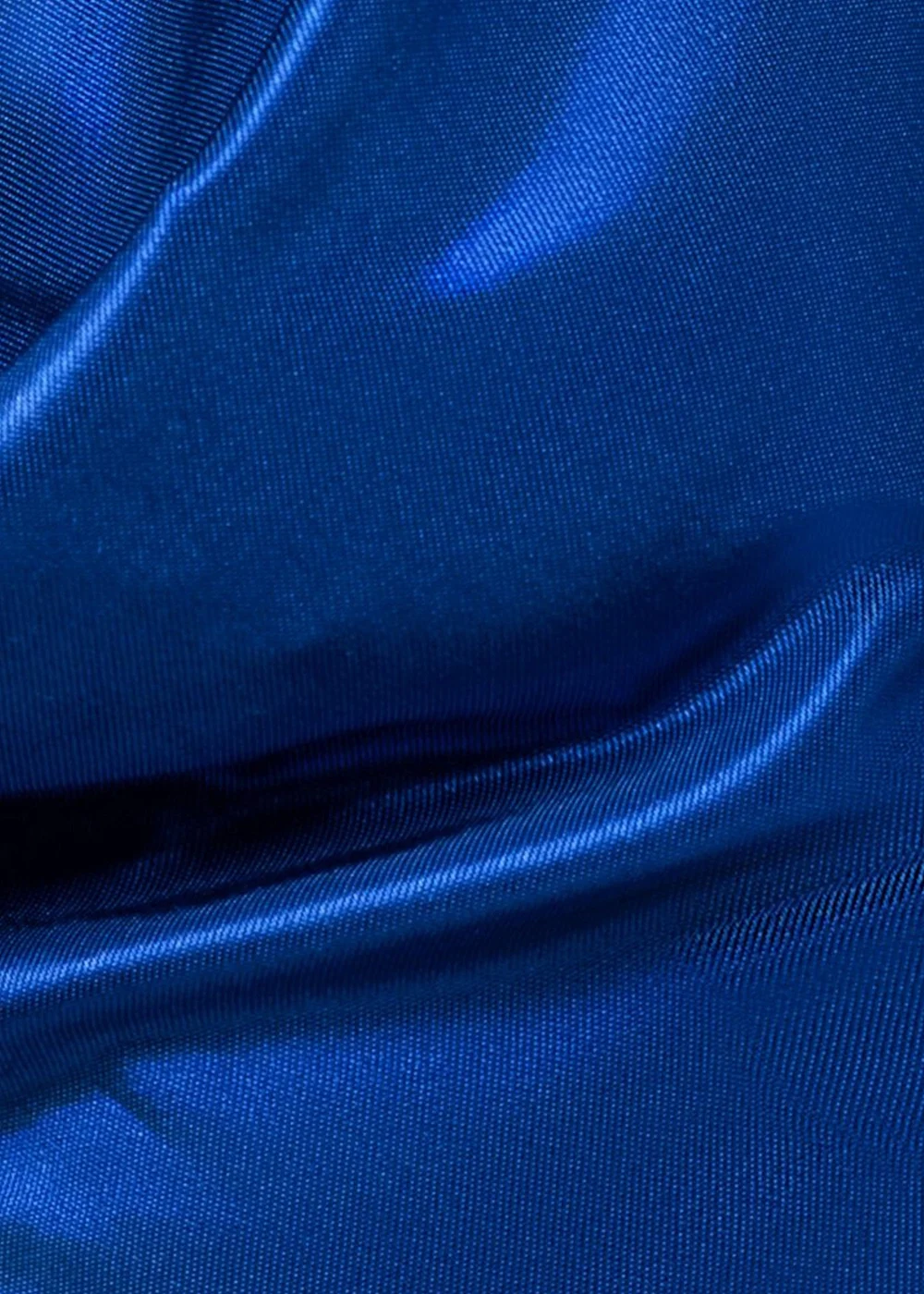 Goddiva Royal Blue Halter Cowl Neck Back Maxi Dress - 12 Image 4