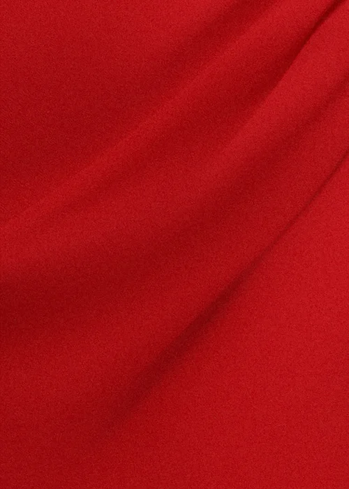 Goddiva Red Scalloped Lace & Chiffon Winged Corset Bodice Maxi Dress - 10 Image 4