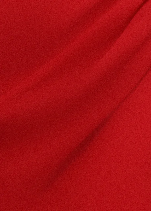 Goddiva Red Scalloped Lace & Chiffon Winged Corset Bodice Maxi Dress - 10 Image 4