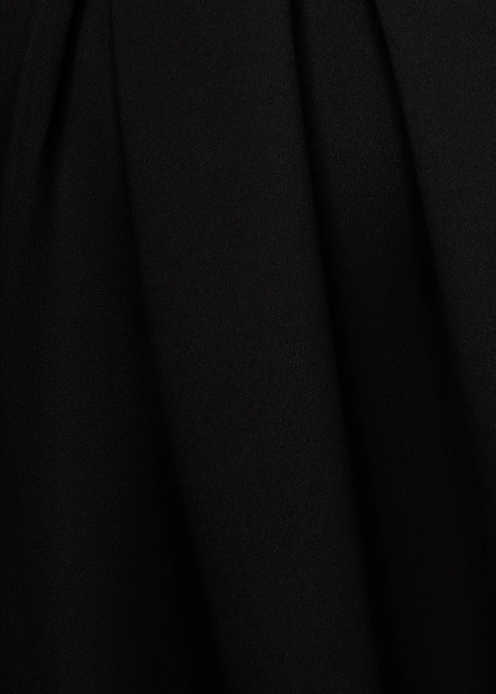 Goddiva Black Halter Neck Pleated A Line Midaxi Dress - 12 Image 3