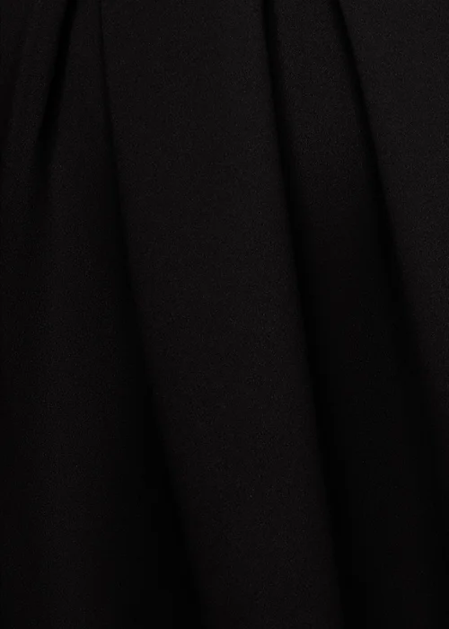 Goddiva Black Halter Neck Pleated A Line Midaxi Dress - 12 Image 3