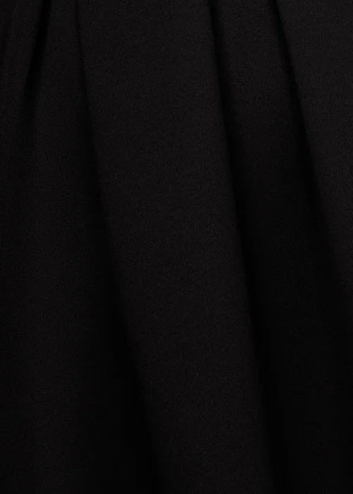 Goddiva Black Halter Neck Pleated A Line Midaxi Dress - 12 Image 4