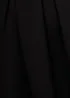 Goddiva Black Halter Neck Pleated A Line Midaxi Dress - 12 Image 4