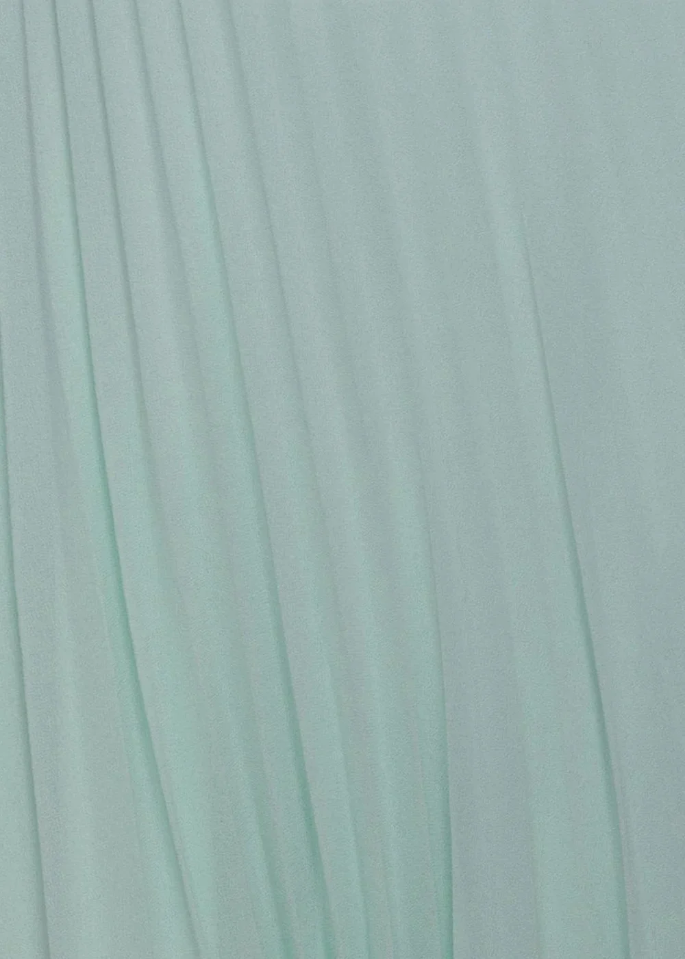Goddiva Mint Scalloped Lace Bodice Pleated Chiffon A Line Maxi Dress - 14 Image 4