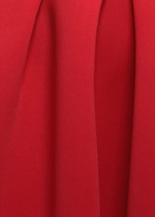 Goddiva Red Scuba Foam Skater Midi Dress - 12 Image 4